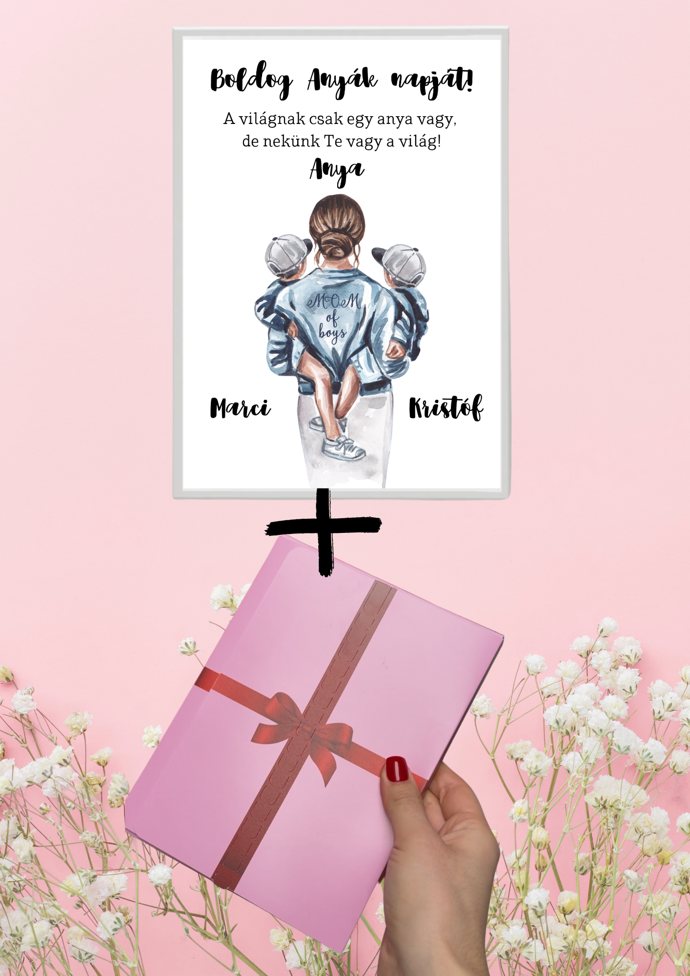 Anya és a fiúk emlékposzter