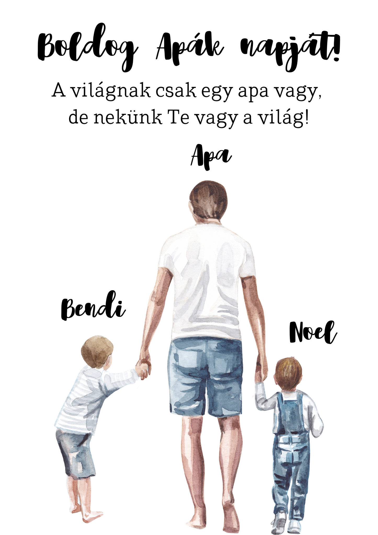 Apa és a fiúk emlékposzter