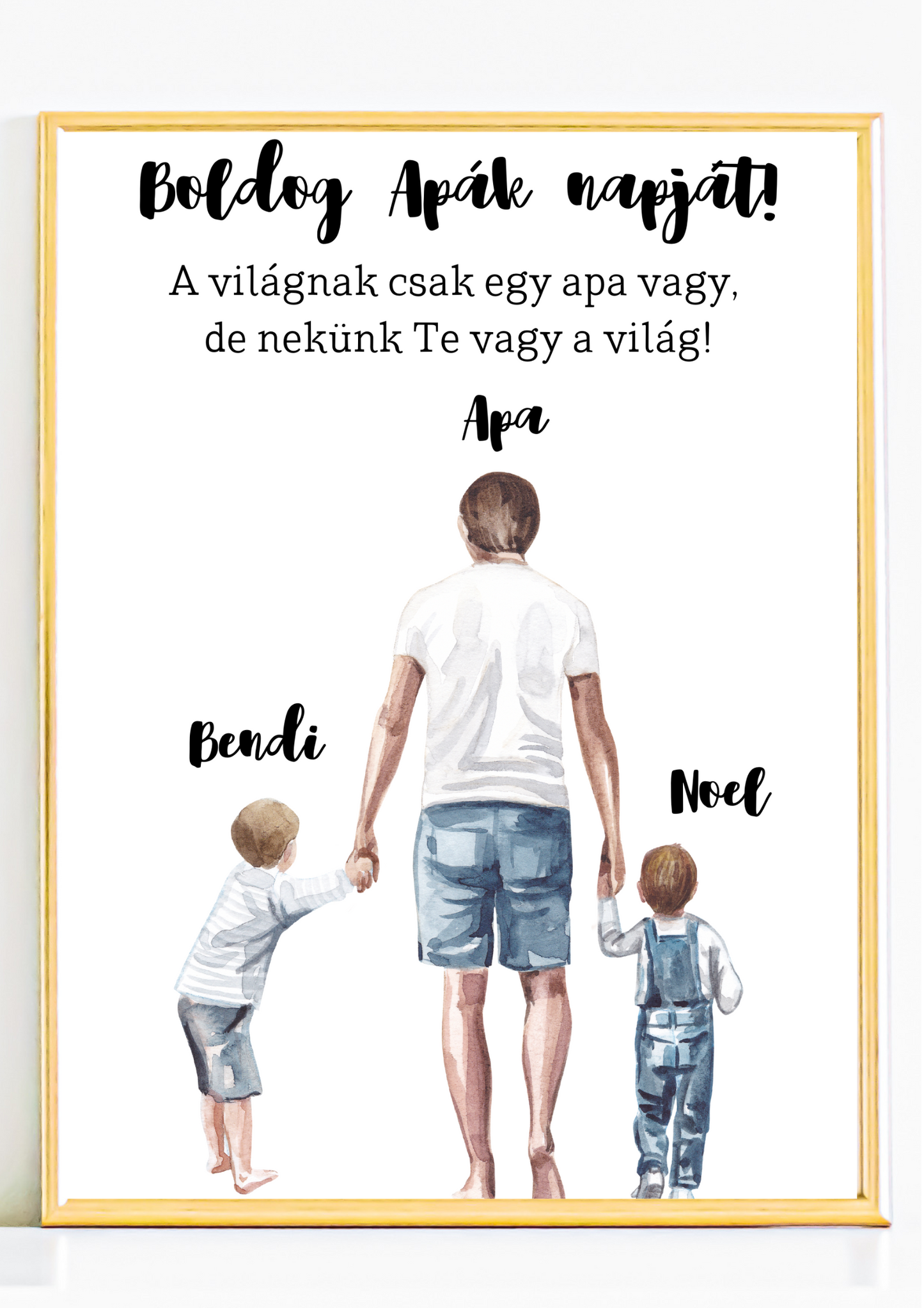 Apa és a fiúk emlékposzter