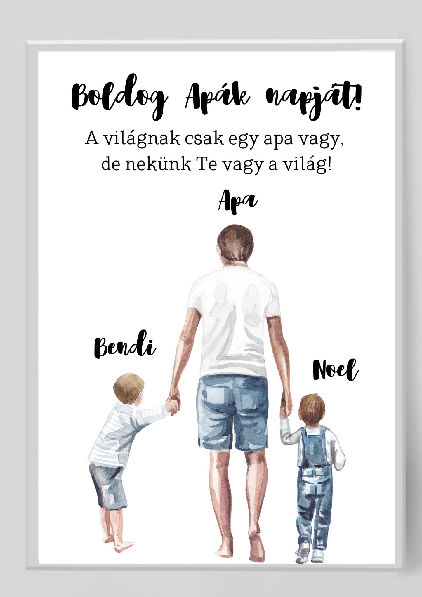 Apa és a fiúk emlékposzter