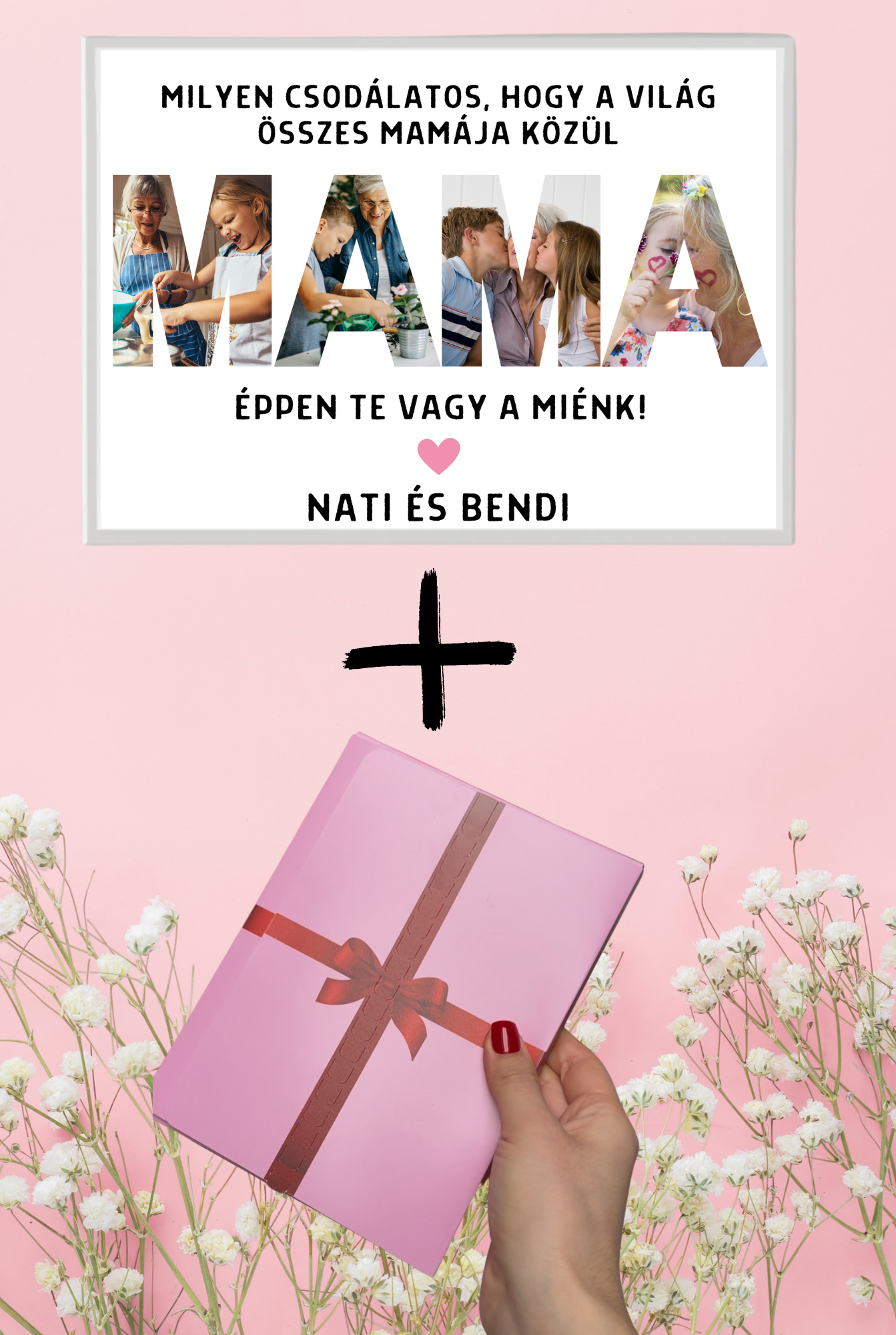 "MAMA" feliratos emlékposzter