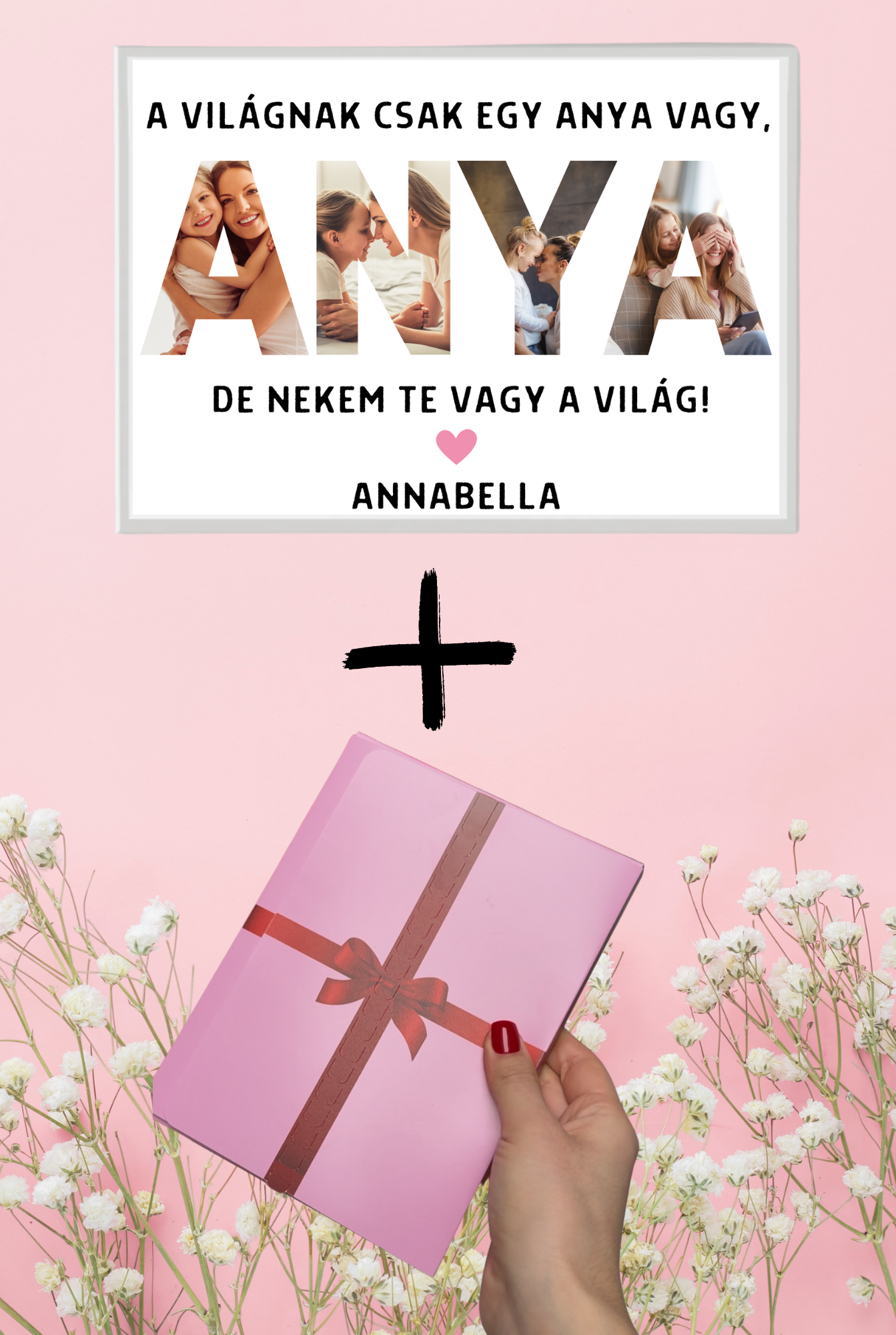 "ANYA" feliratos emlékposzter