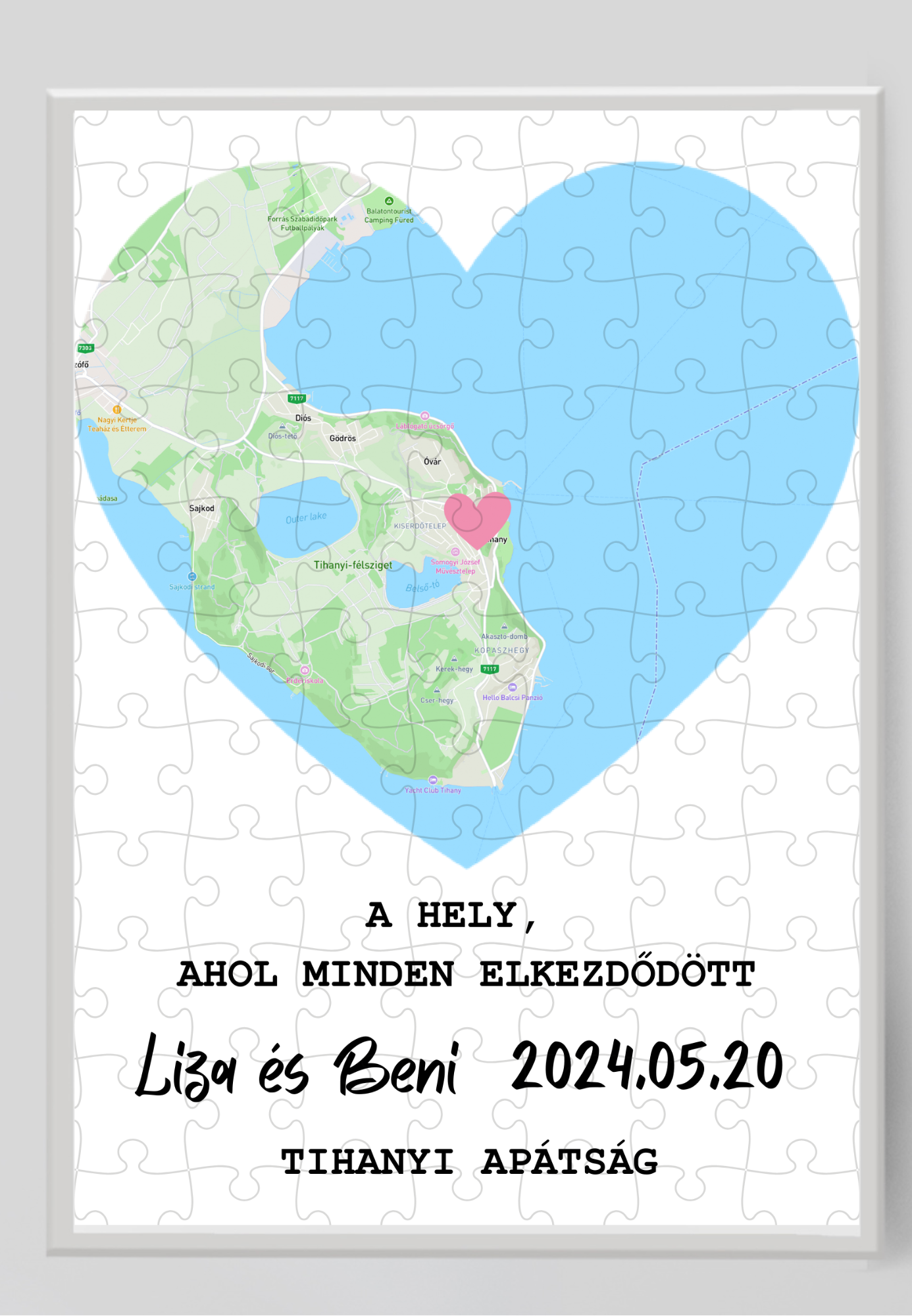 A Mi térképünk emlékpuzzle