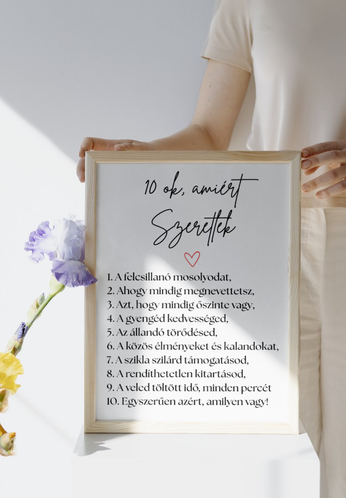 10 ok, amiért szeretlek emlékposzter