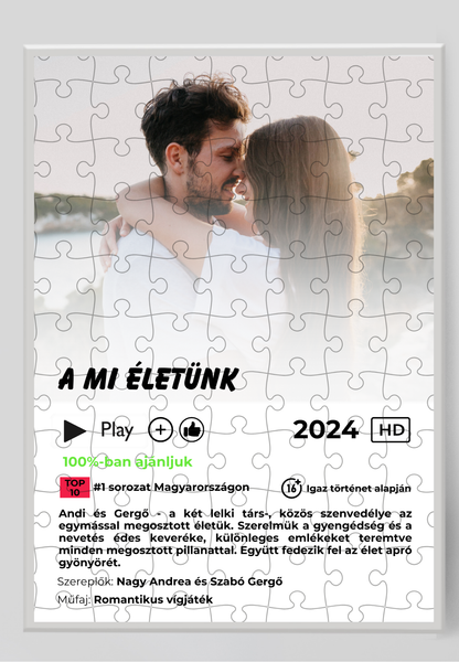 "Netflix" inspirálta emlékpuzzle