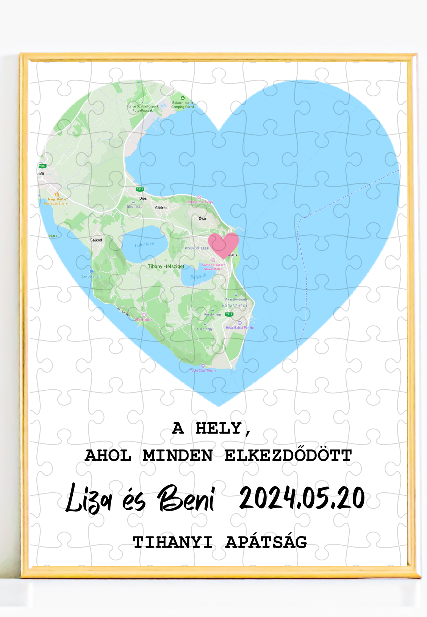 A Mi térképünk emlékpuzzle