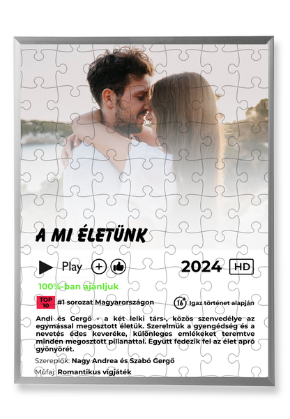 "Netflix" inspirálta emlékpuzzle