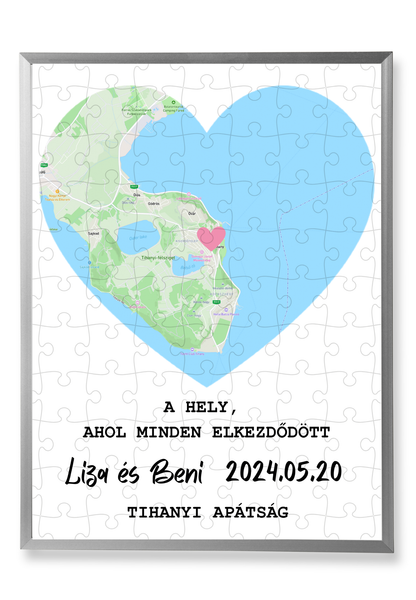 A Mi térképünk emlékpuzzle