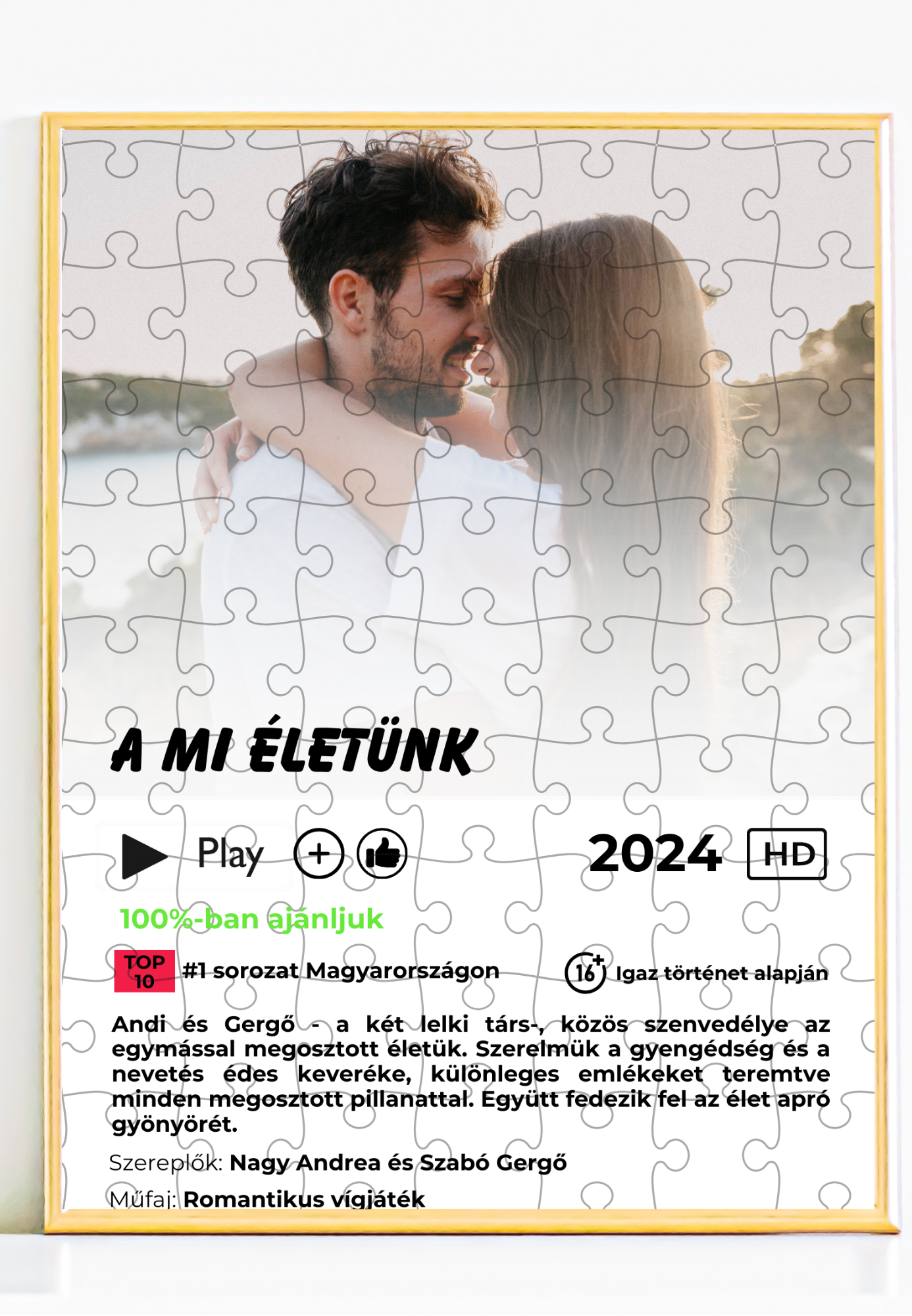 "Netflix" inspirálta emlékpuzzle