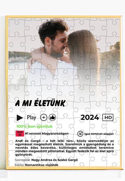 "Netflix" inspirálta emlékpuzzle