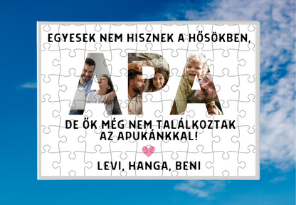 Apa feliratos emlékposzter