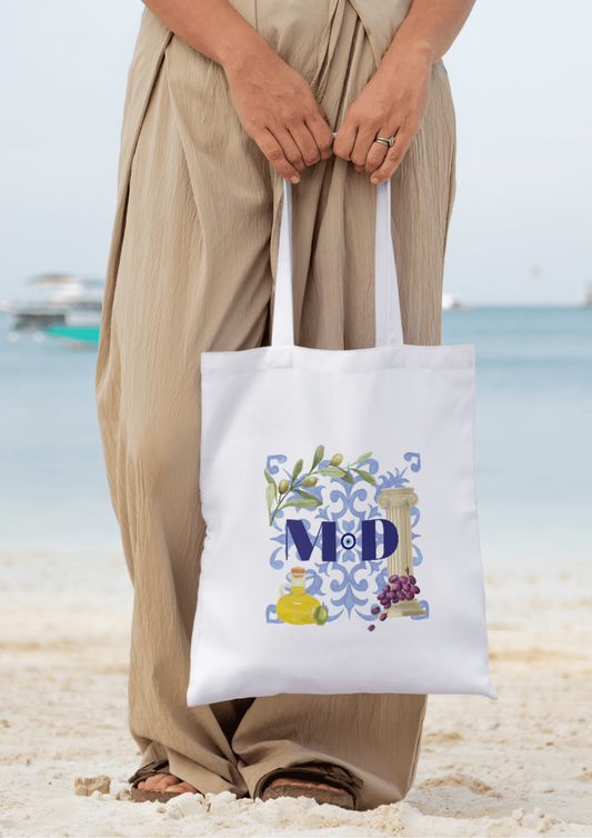 Mykonos monogramos emléktáska